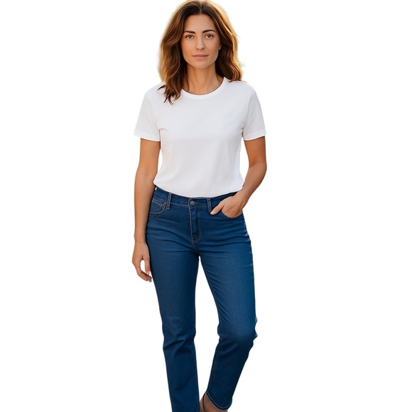 Vtiaboa Denim - Classic Blue Relaxed Fit Denim Jeans